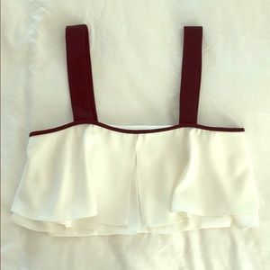 Stunning Zara crop top. Never worn. Size Medium